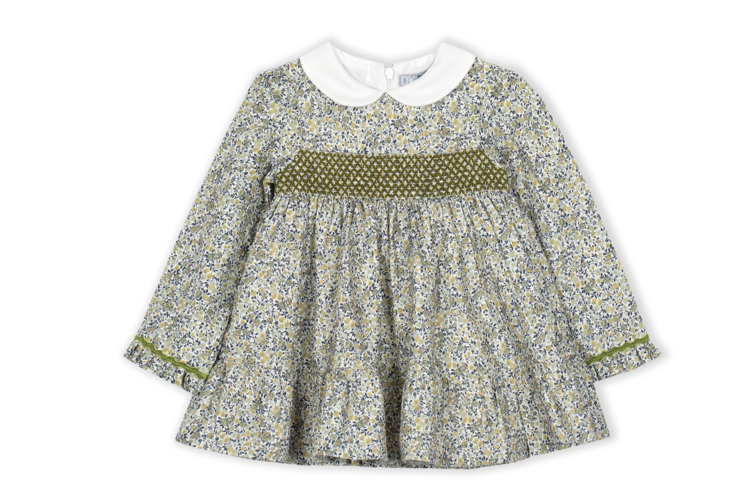 green emerald velvet dress The Daisy Dress main image 0