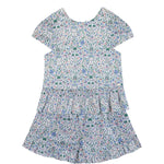 Floral dress on a white background