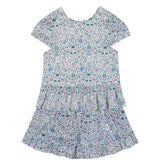 Floral dress on a white background