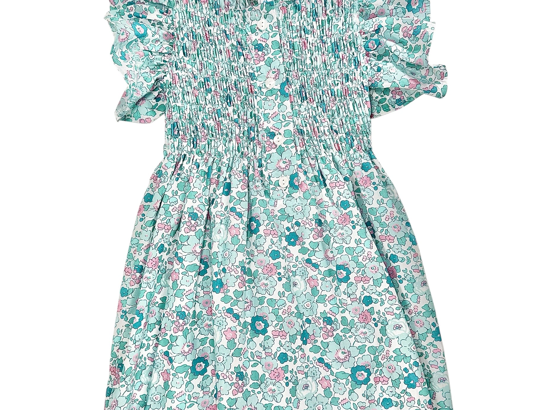 Betsy Mint Smocked Dress 5Y Betsy Mint Smocked Dress 5Y