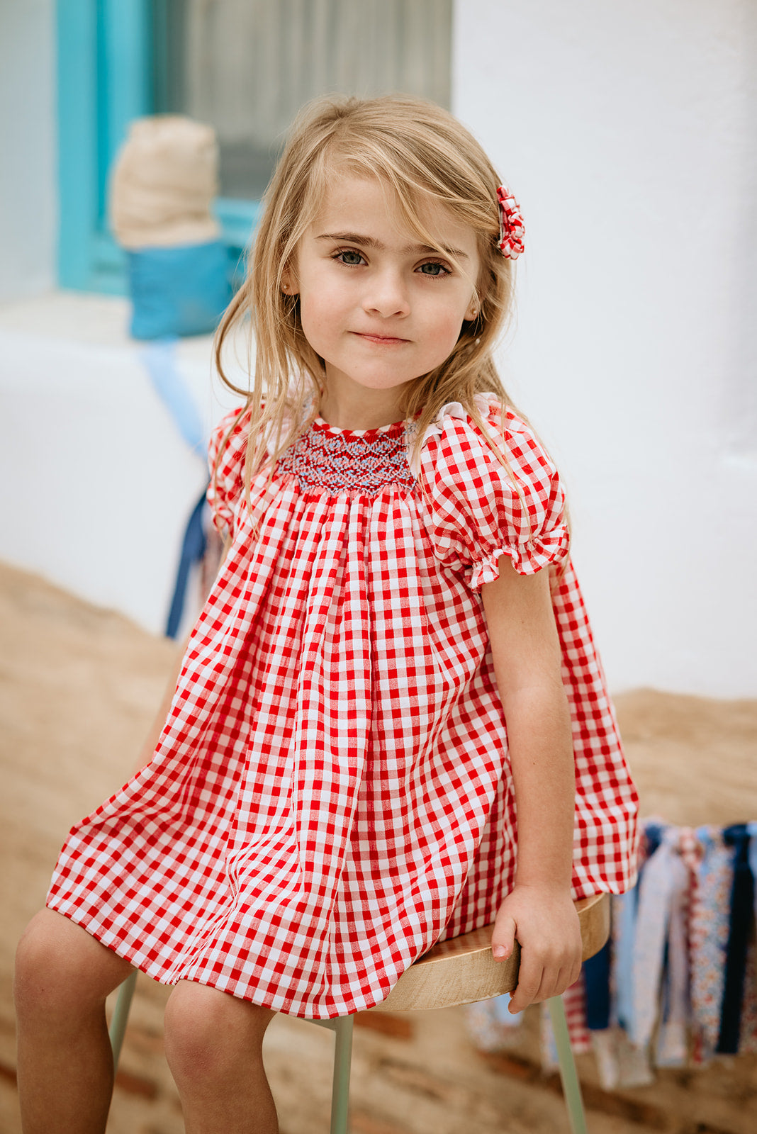 LiiLU folk apron 6y - メルカリ